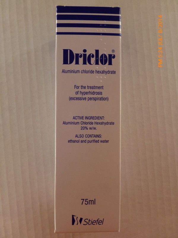 Driclor Antiperspirant Roll on 75ml US Seller