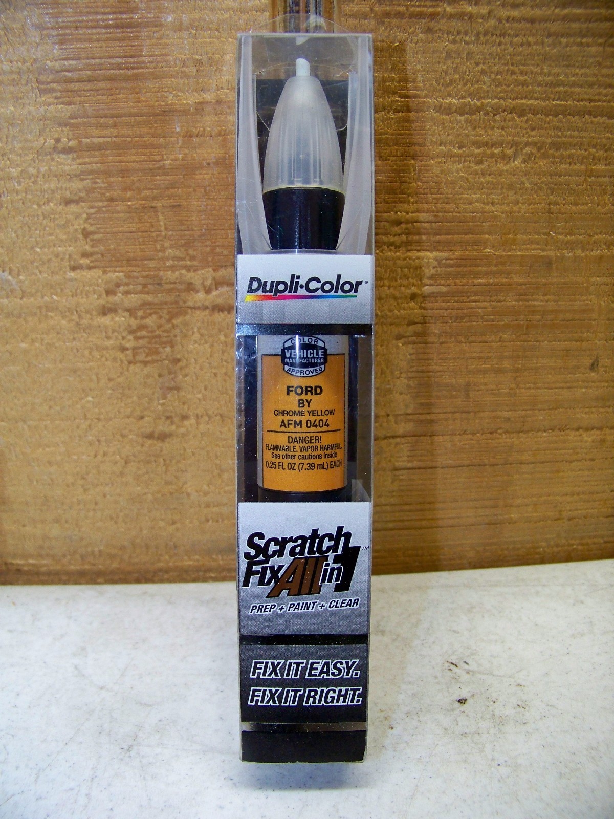 Duplicolor Scratch Fix All In 1 Ford Chrome Yellow By Afm 0404 New