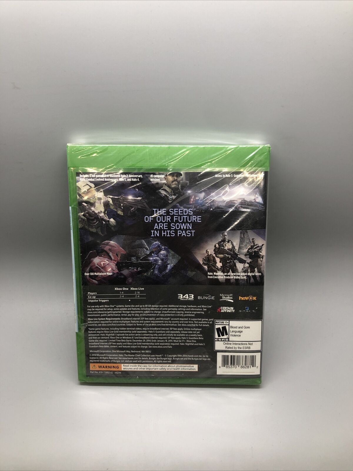 Halo: The Master Chief Collection (Microsoft Xbox One, 2014) Sealed Brand New
