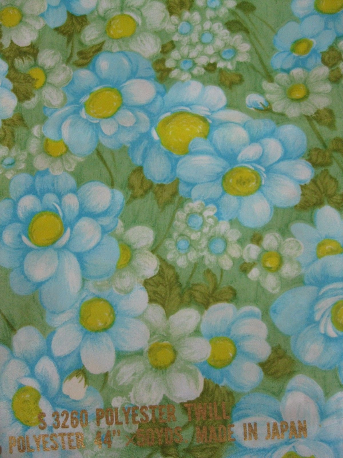 Decorator Fabric Twill 100% Poly. Floral Blue 10.5/ Pink 11