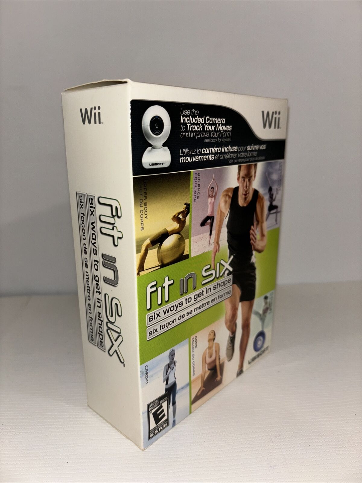Wii Fit In Six: Six Ways To Get In Shape Box Set With Camera & Game NEW