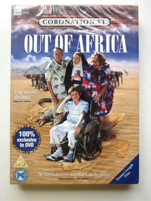 CORONATION STREET - OUT OF AFRICA DVD - REGION 2 - BRAND NEW AND UNOPENED