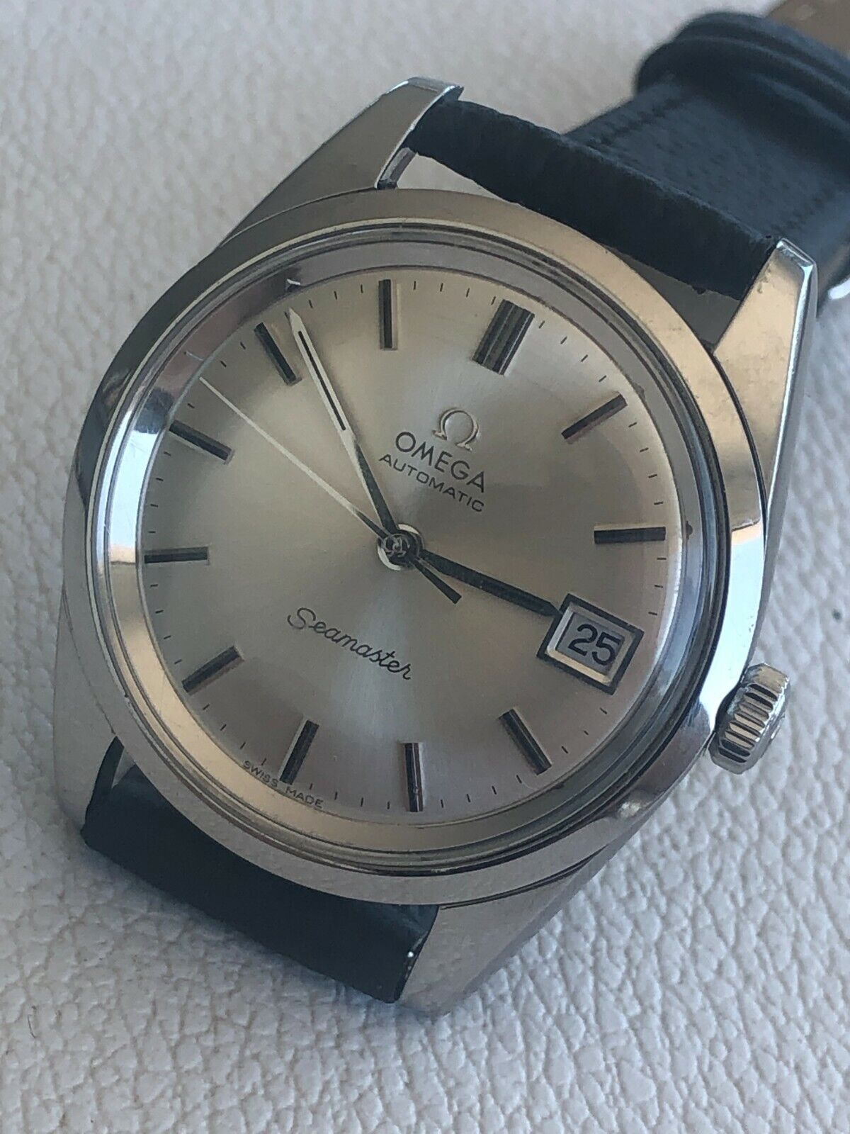 Omega Seamaster 166010 Stainless Steel Mint Condition Just Serviced