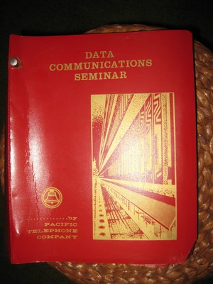 Vintage Pacific Telephone Data Comm Book Circa 1966