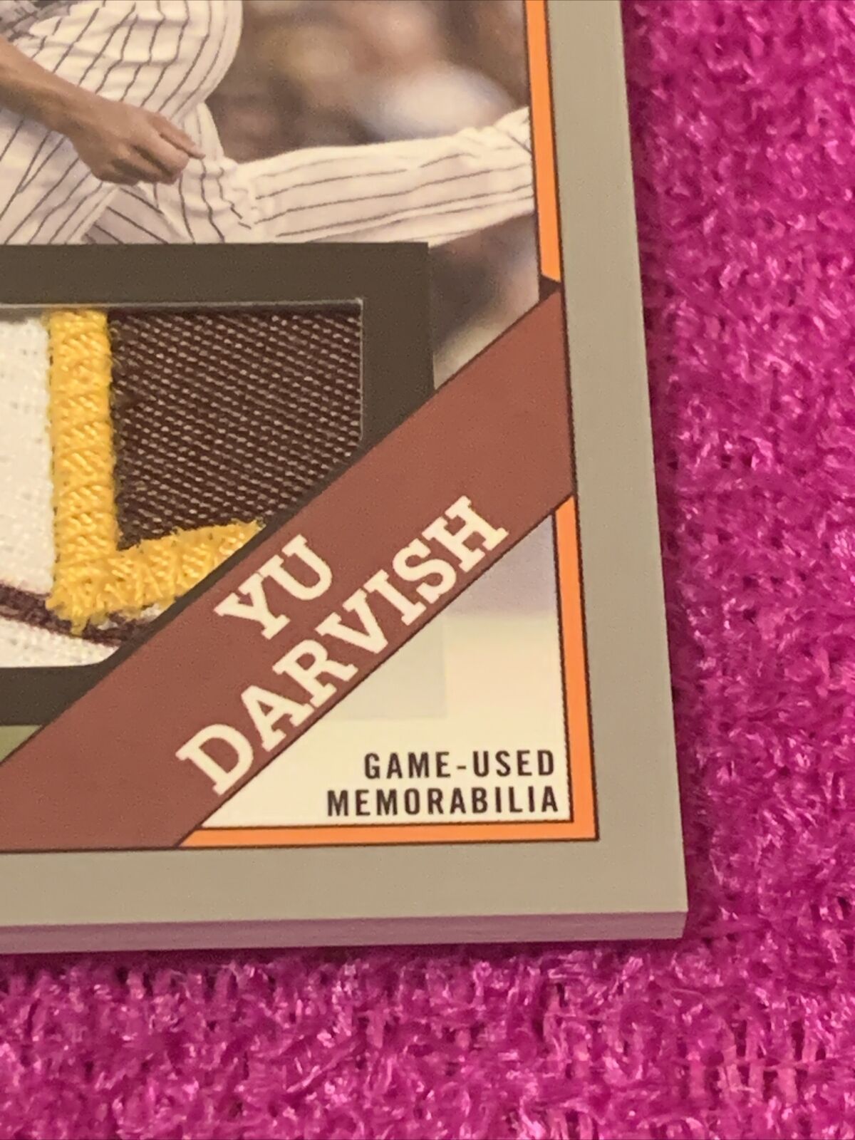2023 TOPPS SERIES 2 BASEBALL 1988 TOPPS RELIC YU DARVISH GAME-USED PATCH SP# 1/1