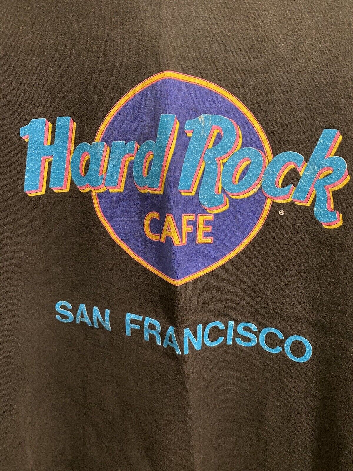 Vintage Single Stitch Hard Rock Cafe San Francisco Short Sleeve  Shirt Size L