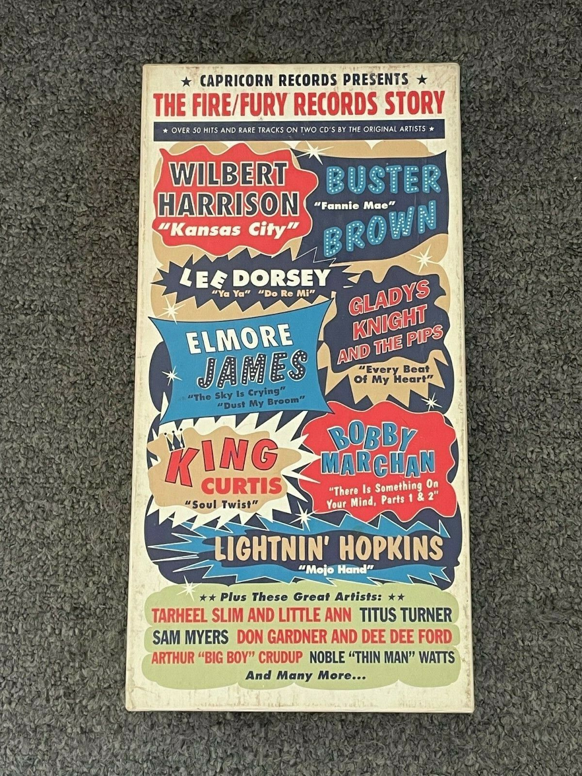 The Fire/Fury Records Story (2-CD Box Set) Blues R&B Elmore James Lee Dorsey