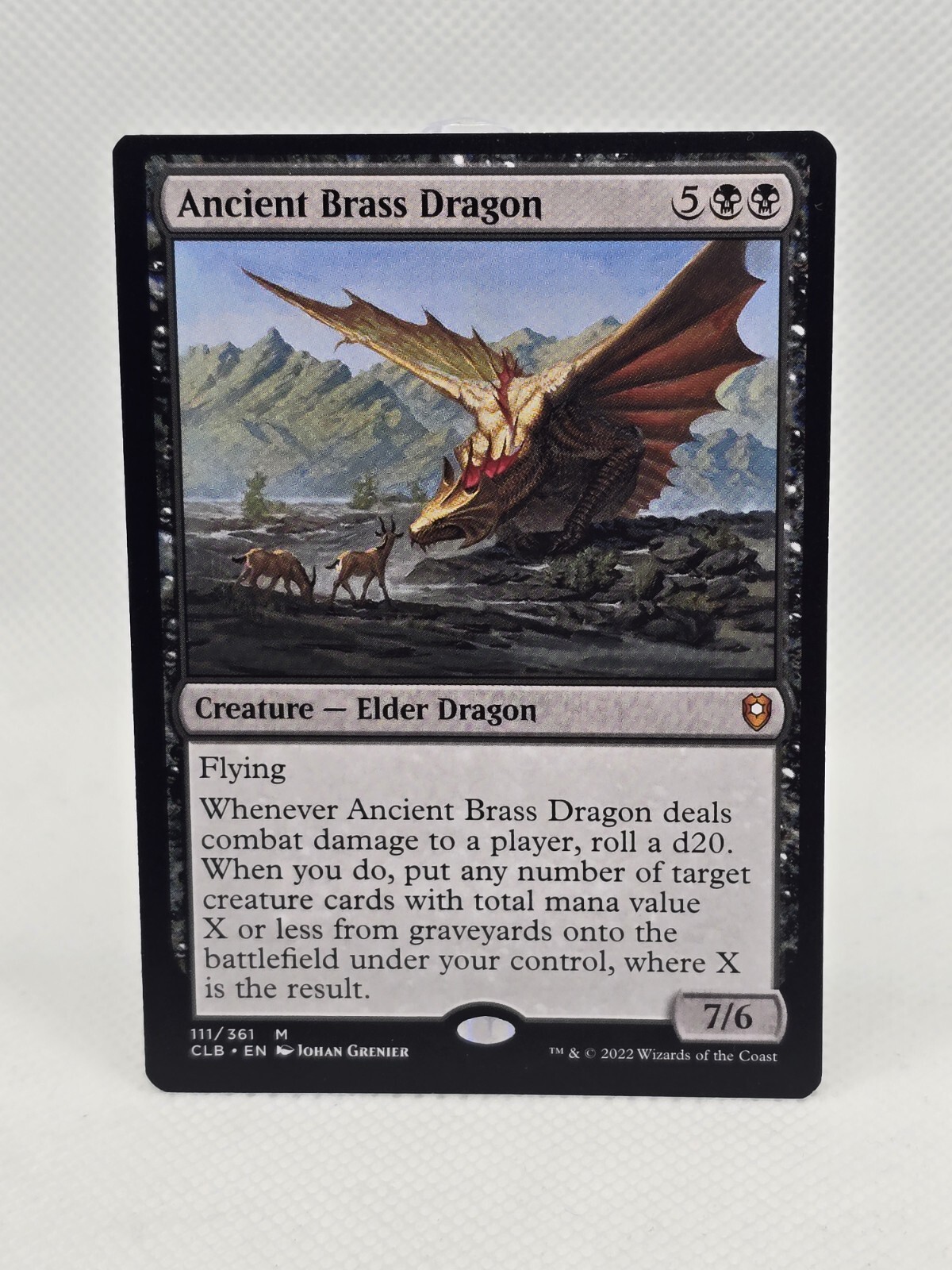 Yahoo!オークション Ancient Brass Dragon Commander Legends MTG Ma...