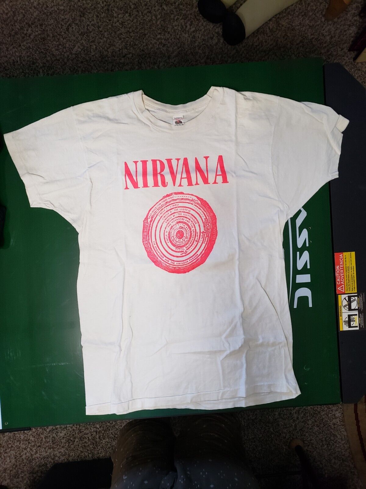 Vintage Original Nirvana Tee Shirt Sub Pop Grunge 90s Punk Metal Emo Kurt Cobain
