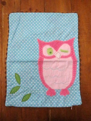 Pottery Barn Kids BROOKE OWL Sham Pink ...