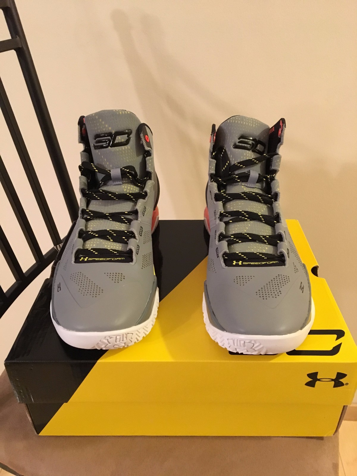 Pre-owned Under Armour Curry 2 Forging Iron Sharpens Iron In Gray