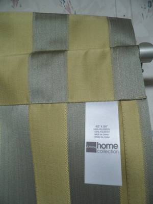 Curtains Ideas curtains jcpenney home collection : JCPenney Home Collection 4 Unlined Curtains striped 40