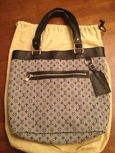 Louis-Vuitton-Lucille-GM-Bleu-Monogram-Mini-Tote-Bag-Brand-New