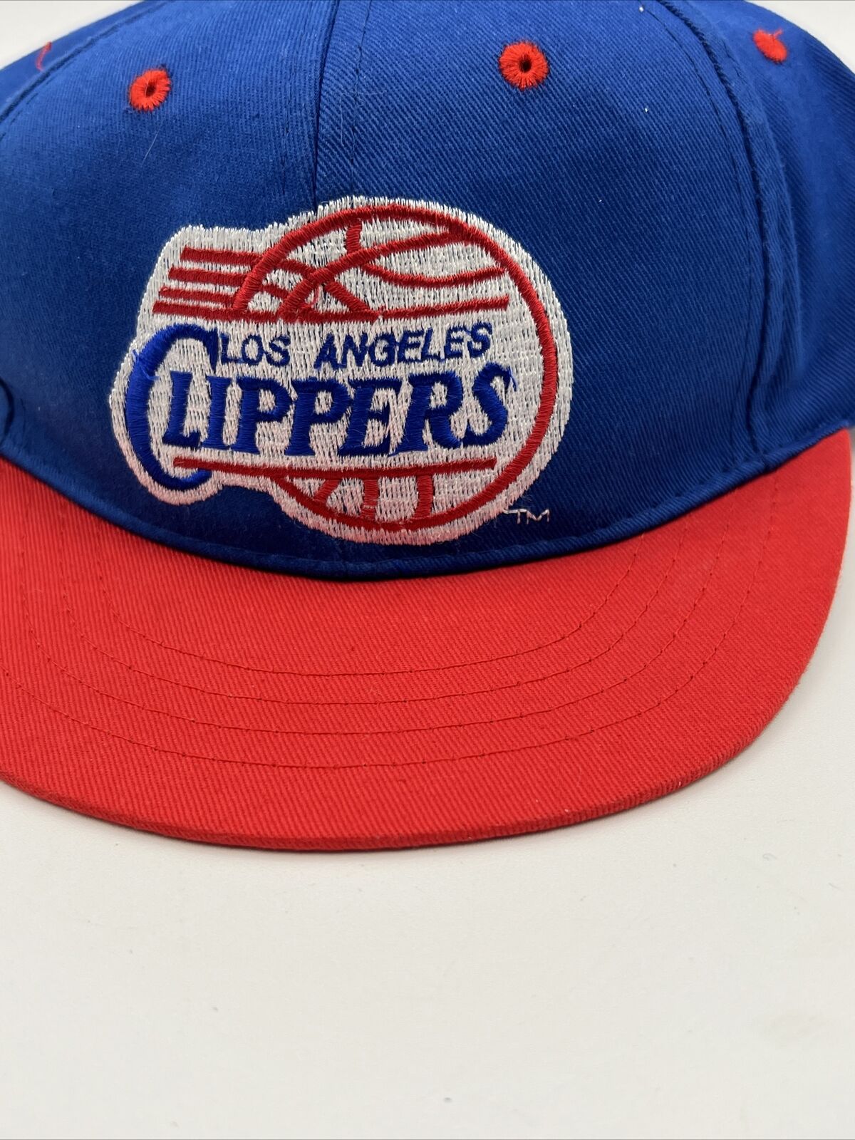 Vintage Los Angeles Clippers Official NBA Product Snapback Hat Blue Juvenile