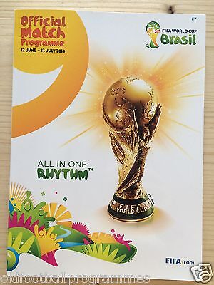 2014 FIFA WORLD CUP FINALS (BRAZIL) OFFICIAL TOURNAMENT PROGRAMME