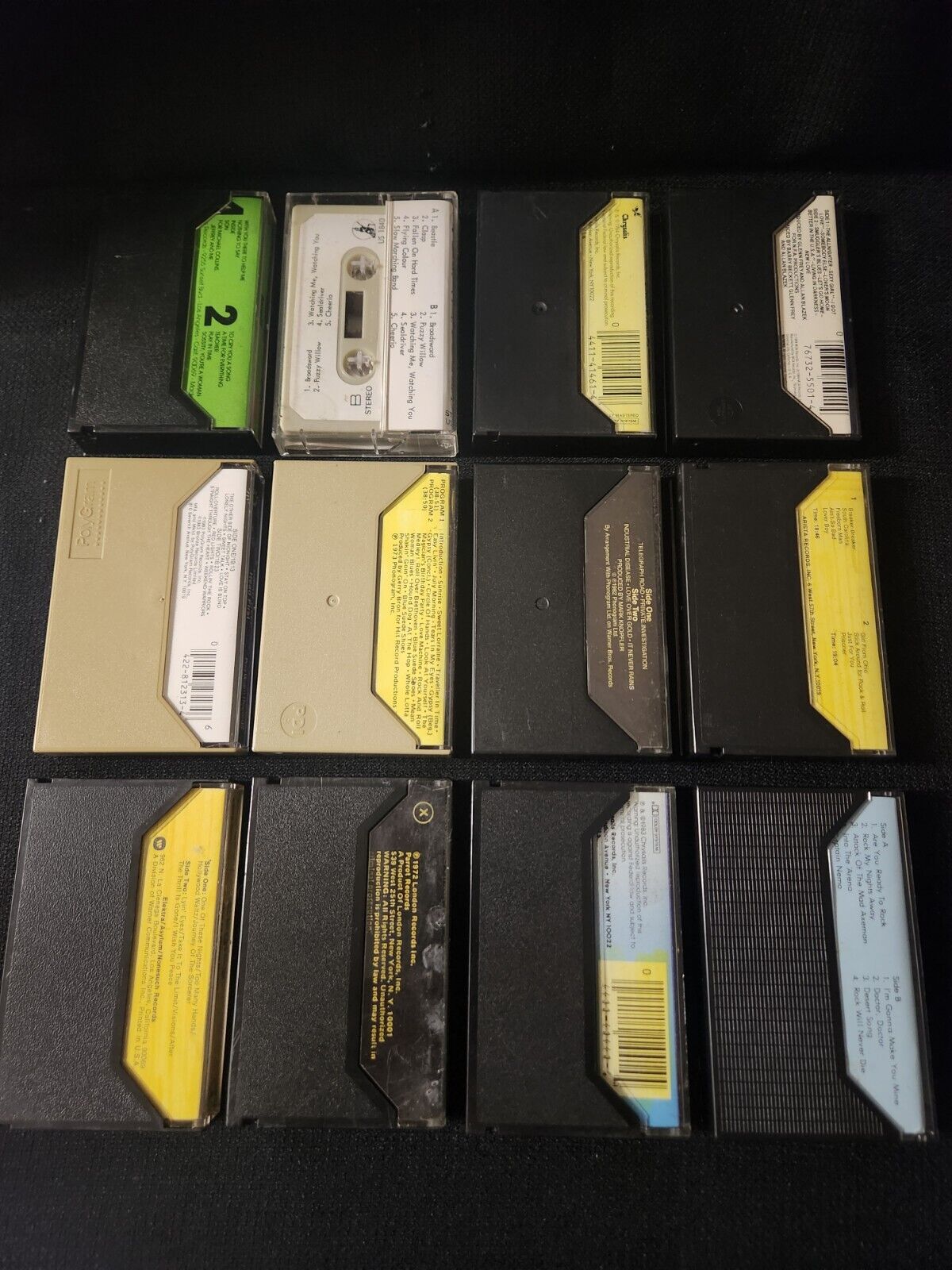 Rock Cassette Tape Lot of 12 Jethro Tull Uriah Heep Dire Straits Free Shipping 