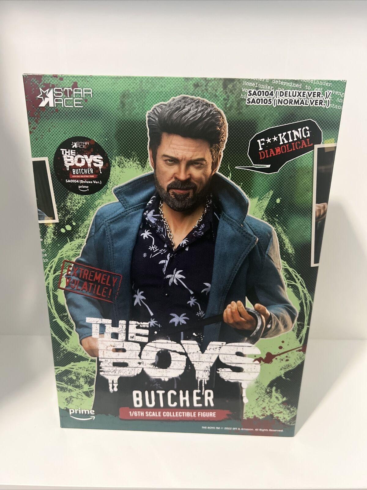 The Boys Butcher 1/6th Scale Figure SA0104 Deluxe Version 2022 Star Ace Sealed