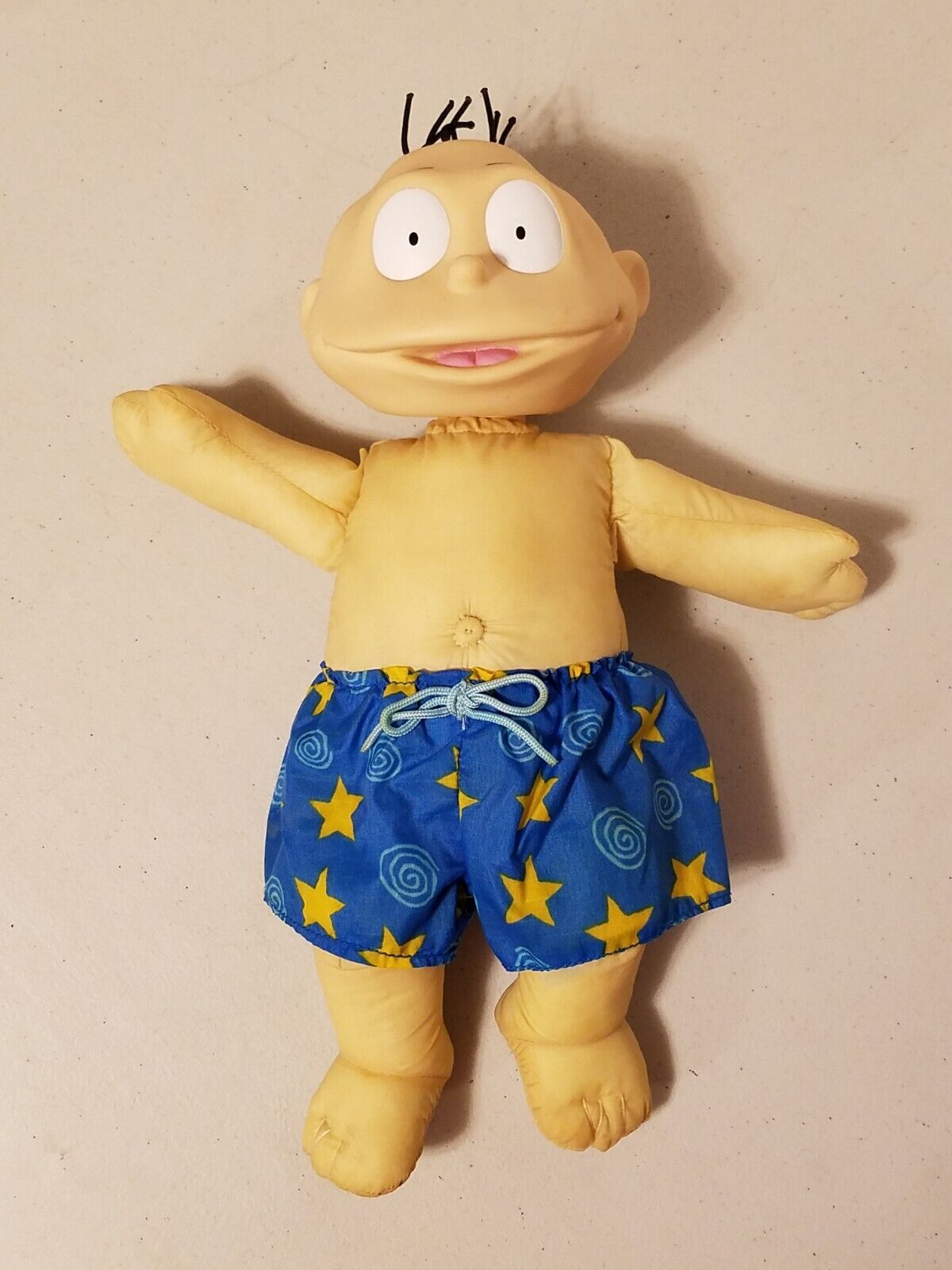 Vintage 1990's Rugrats Tommy Pickles Swim Bath Water Doll, 11" TallNickelodeon