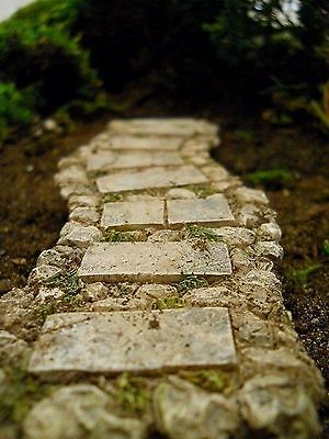 Stone Walkway Path for Miniature Garden Dollhouse ...