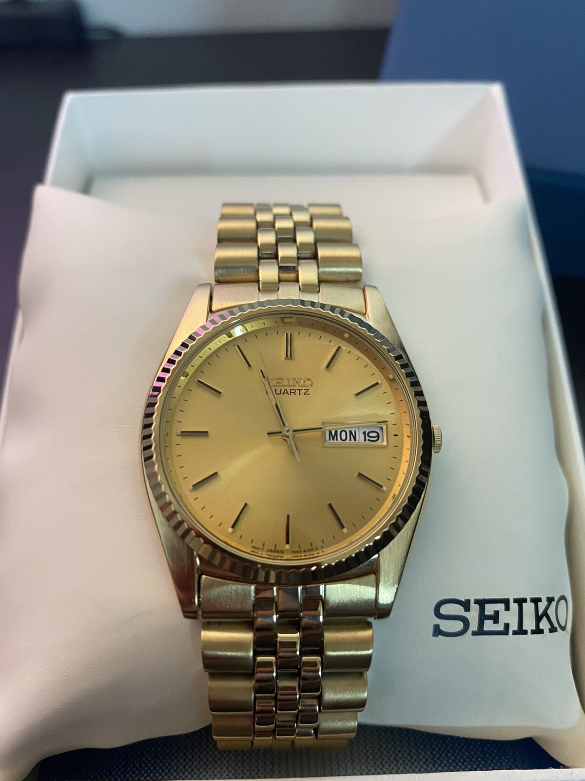 正規店 Rare Seiko SGF206 - Gold Men's Watch 海外 即決