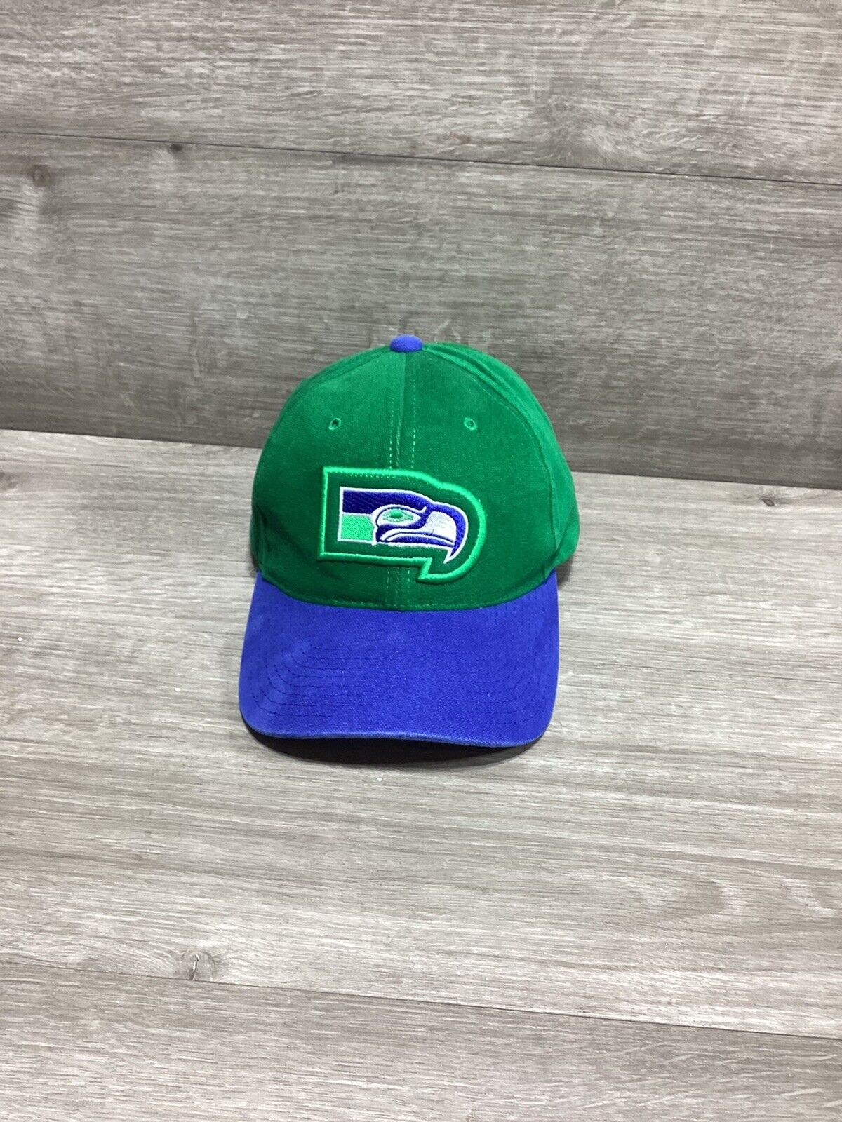 Vintage 90s Starter Pro Line Seattle Seahawks Big Logo Adjustable Hat