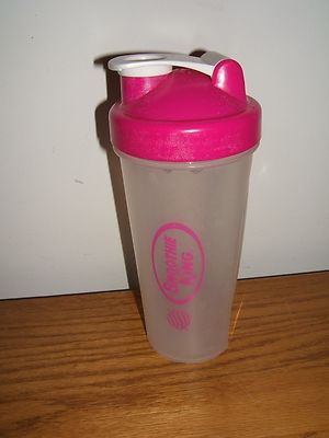 Smoothie King Water Bottle Blender Pink Shaker Smoothie Mixer Sports Container