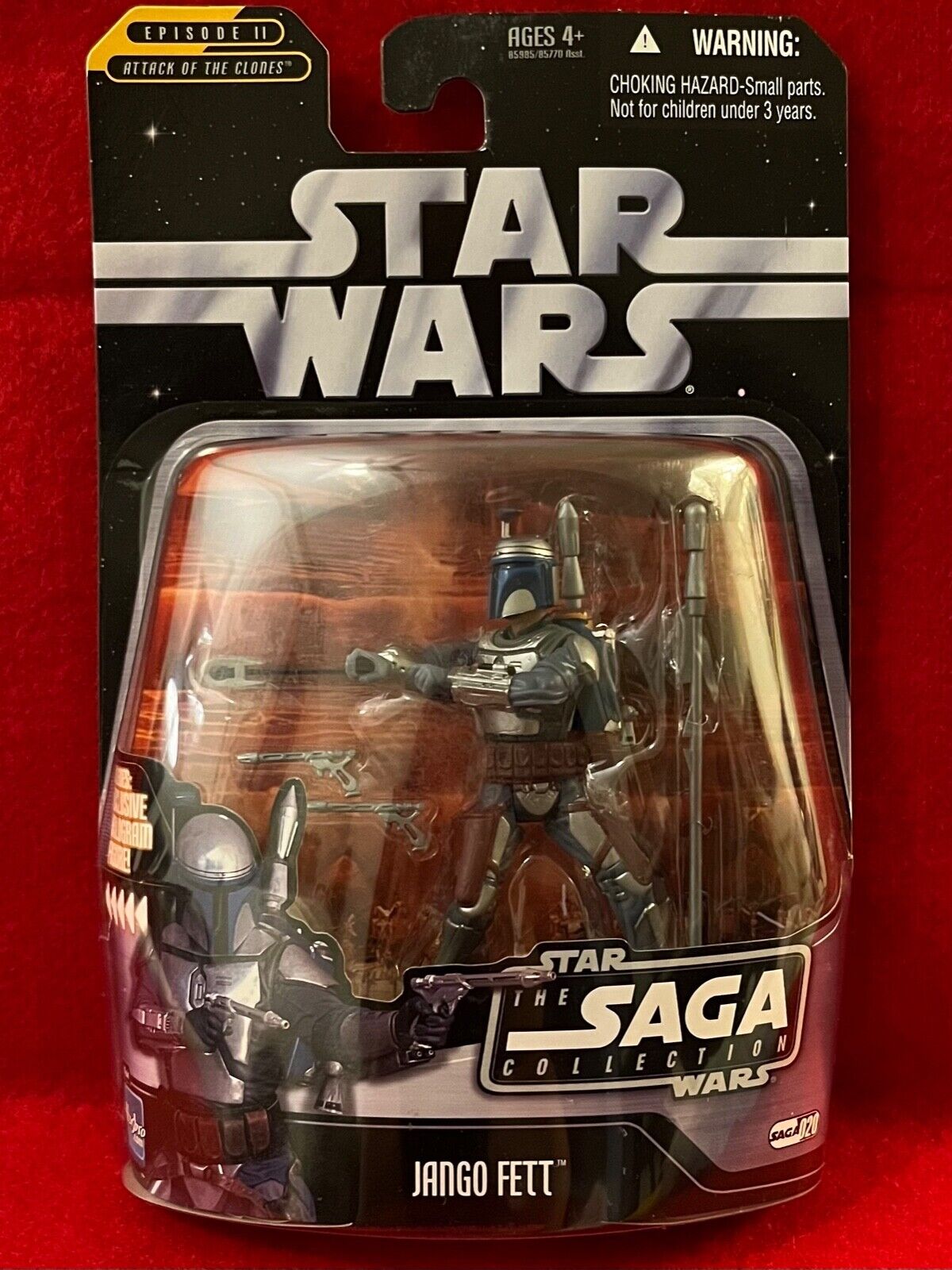 Star Wars Jango Fett Action Figure (020) Hasbro Saga Collection-NEW