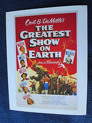 GREATEST SHOW ON EARTH Oscar Best Picture 1952 Heston Stewart Hutton
