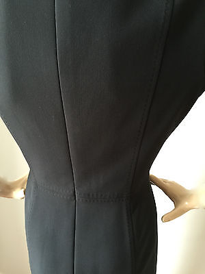 Pre-owned Escada Black Dress Size 8 Viscose Spandex
