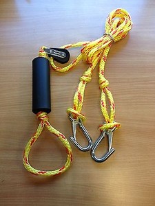 NEW Water Ski Bridle Tow Harness Outboard Pulley Boat Rib ... ski tow harness 