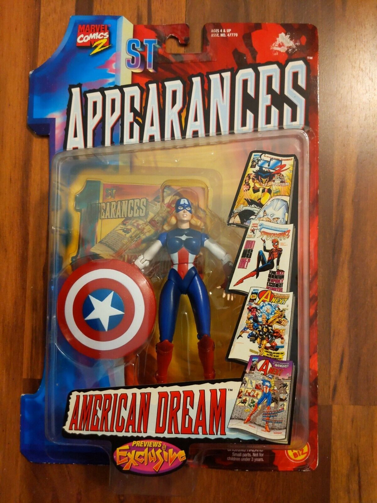  American Dream- Marvel Comics2 -1st Appearances 5 inch Action Figure 1999 BNIB