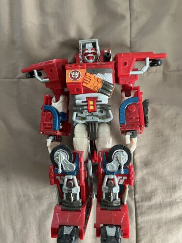 2000 Transformers Robots in Disguise Super Class Optimus Prime Fire Convoy