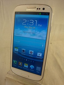 ... WHITE SAMSUNG GALAXY S 3 III ANDROID Cell Phone FLASHED to Cricket