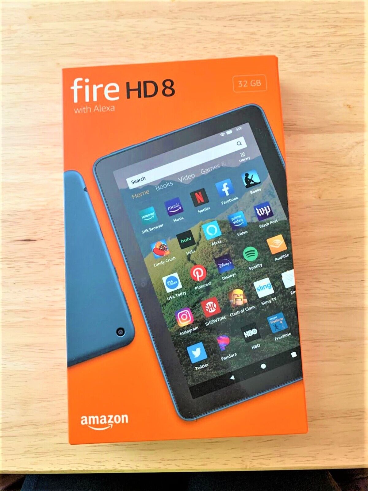 Amazon Fire HD 8 Tablet 32GB, Wi-Fi, 8in - Black