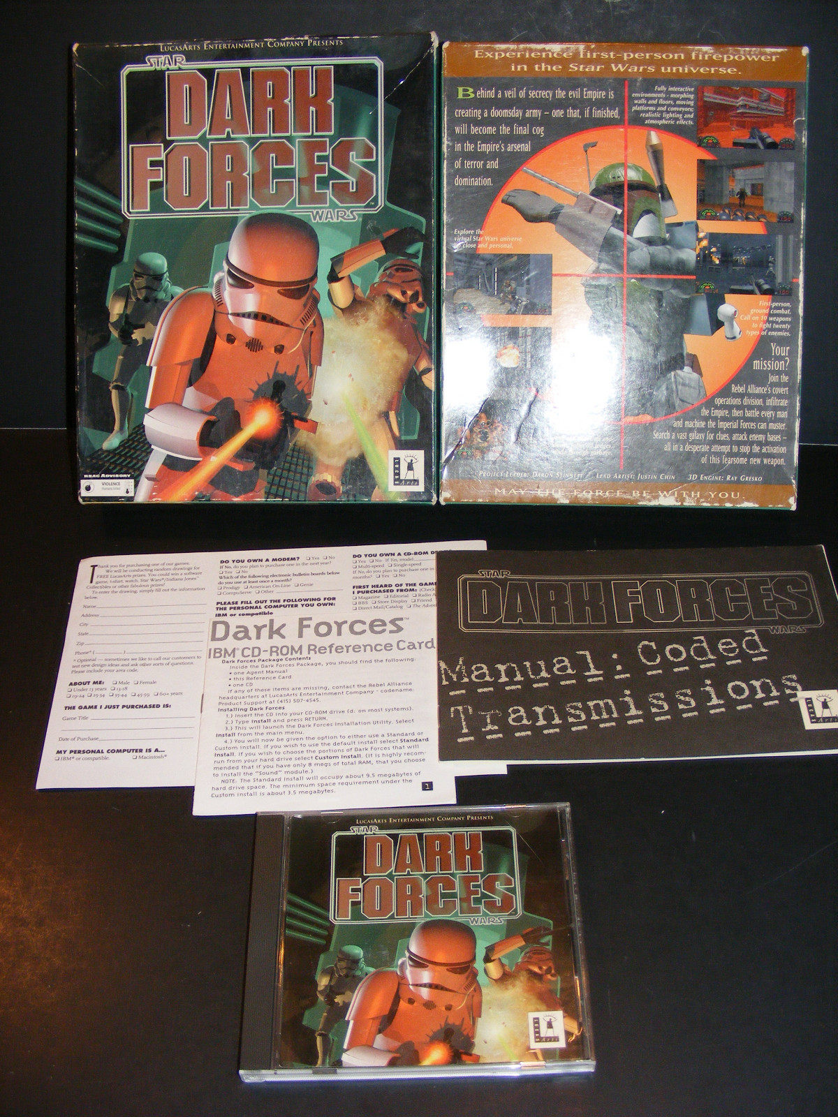 Star Wars Dark Forces I, ....<br>