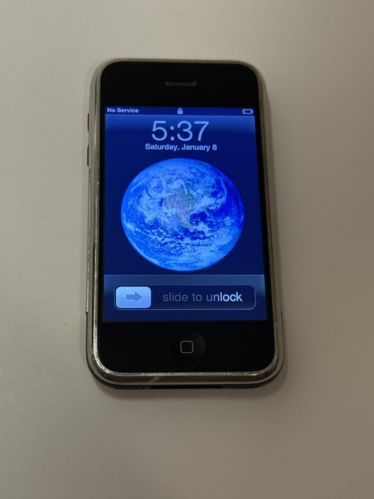 Apple iPhone 1st Generation - 8GB - Black A1203 (GSM) 2G iOS 1.1.2 MA712LL/A