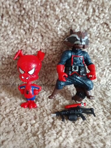 marvel legends Spider-ham And Rocket Raccoon
