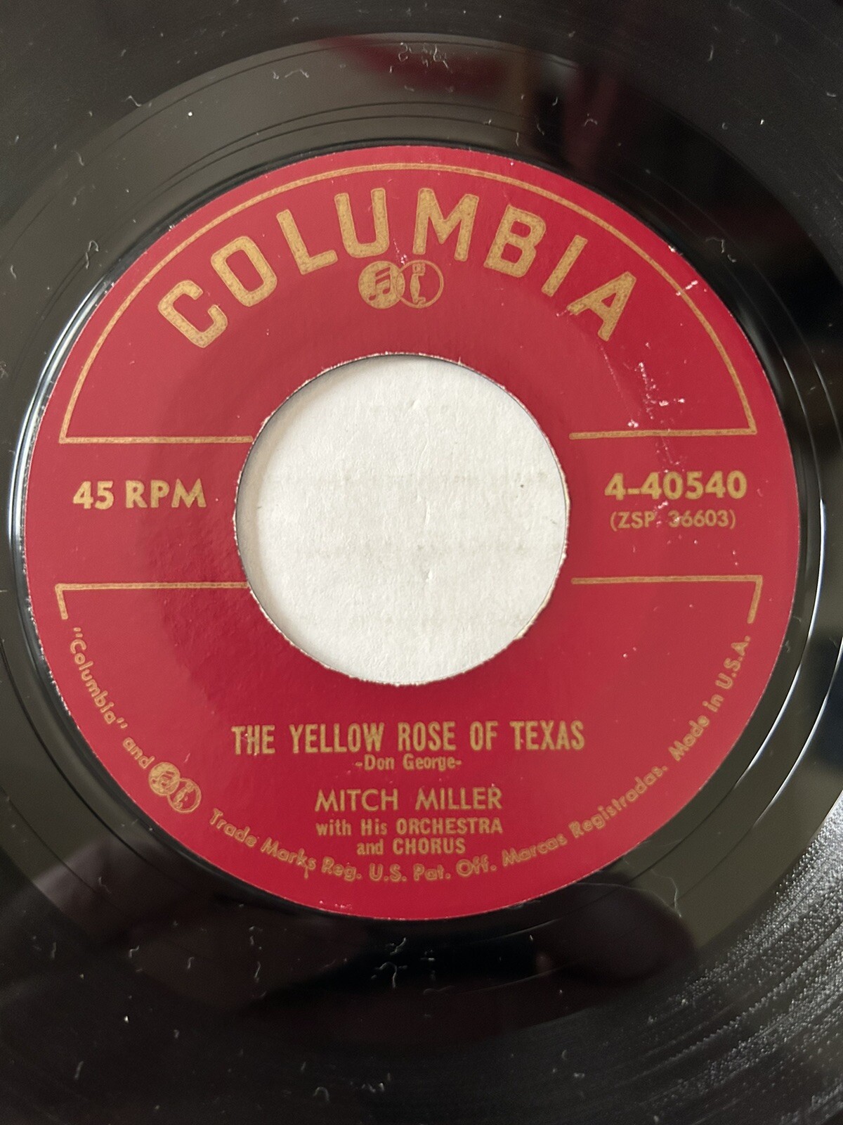 Yahoo!オークション Mitch Miller 45 rpm The Yellow Rose of Texas/...