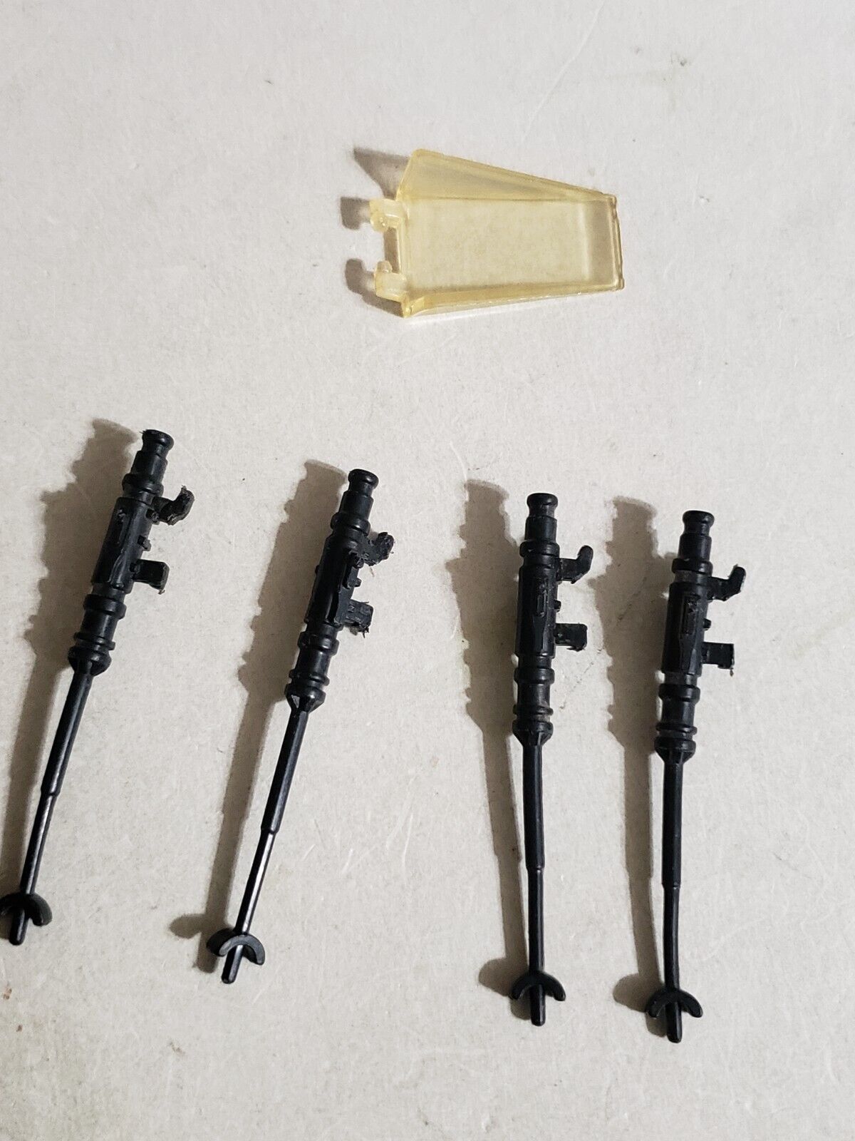 1982 Kenner Break apart micro x-wing cannons and canopy vintage star wars