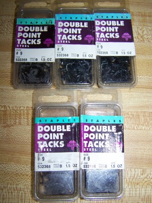 New Steel Double Point Tacks 1.5 Ounce ...