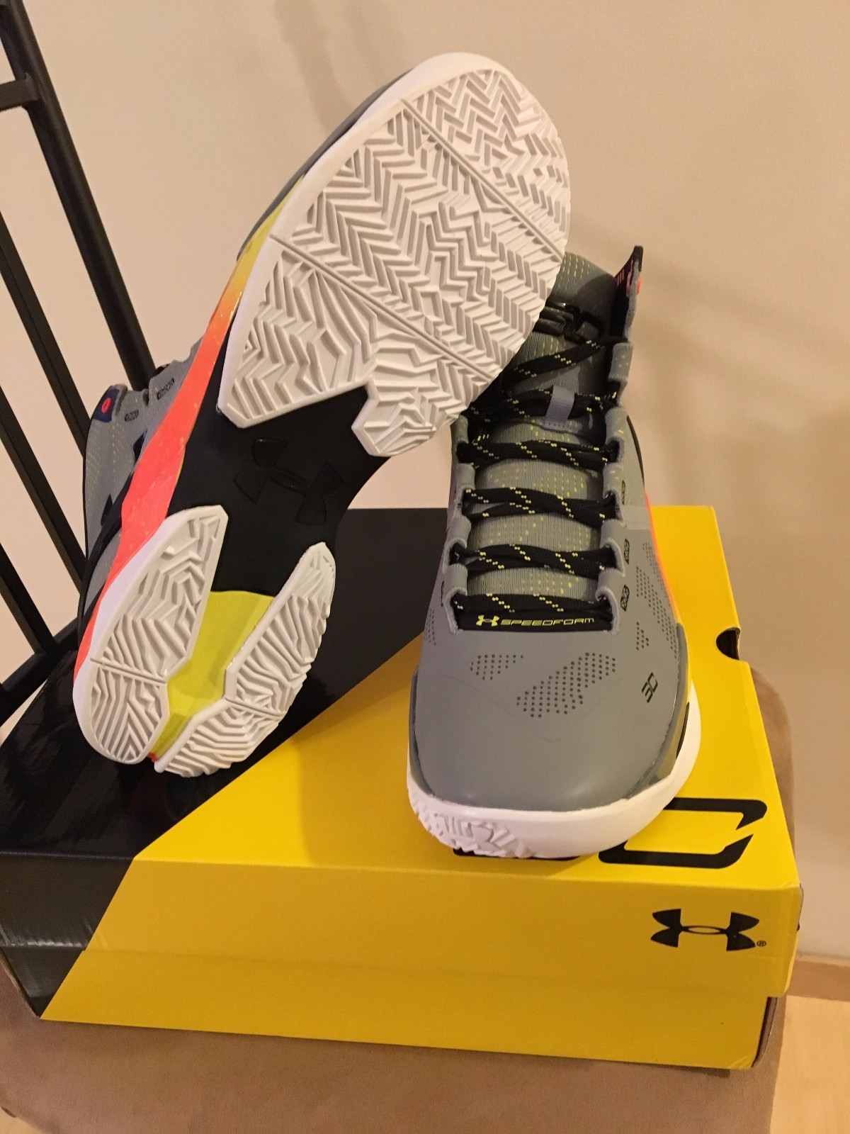 Pre-owned Under Armour Curry 2 Forging Iron Sharpens Iron In Gray