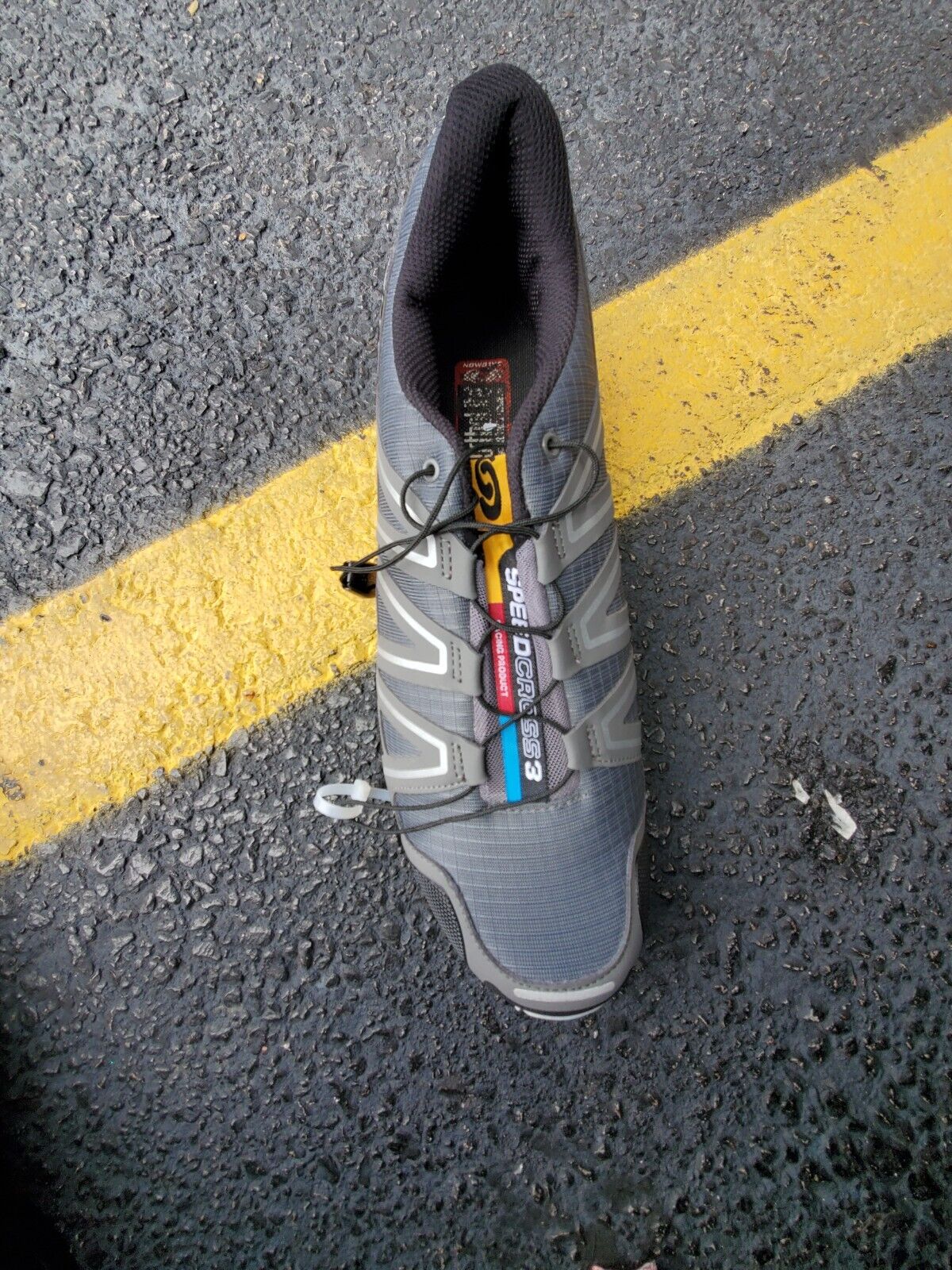 Salomon Speedcross 3 Trail Running Shoes - sz 13.5 14WIDE Black 407935
