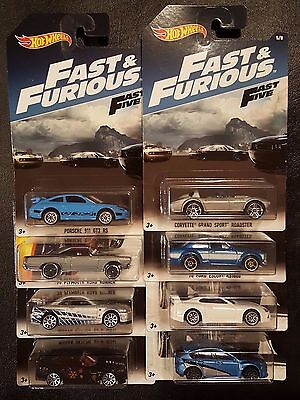 8 HOT WHEELS THE FAST AND THE FURIOUS LOT SET OF 8 2017 SAVE 5% NISSAN SKYLINE
