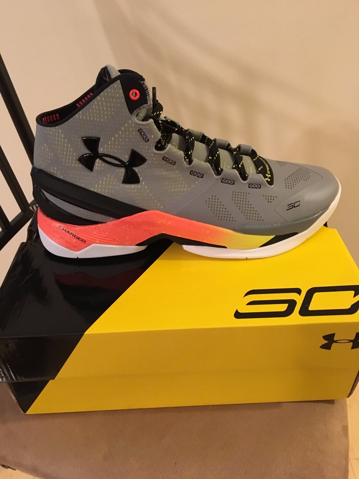 Pre-owned Under Armour Curry 2 Forging Iron Sharpens Iron In Gray