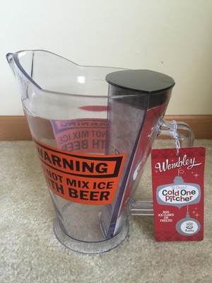 UPC 017149742548 product image for Wembley Cold One Beer Pitcher - 41wen34044, Clear, Plastic, Wemco | upcitemdb.com