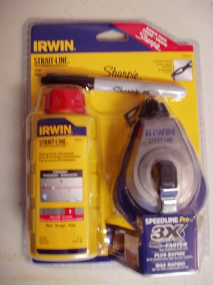 Irwin Chalk Reel 100' Speedline Pro Strait ...