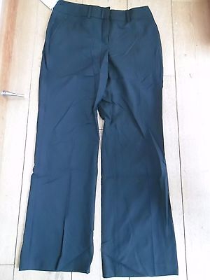 LA REDOUTE BEST BLACK WIDE LEG TAILORED SUITING TROUSERS UK 6