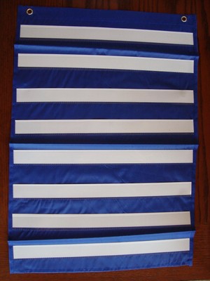 8 Pocket Chart Organizer Teacher Classroom Home ...