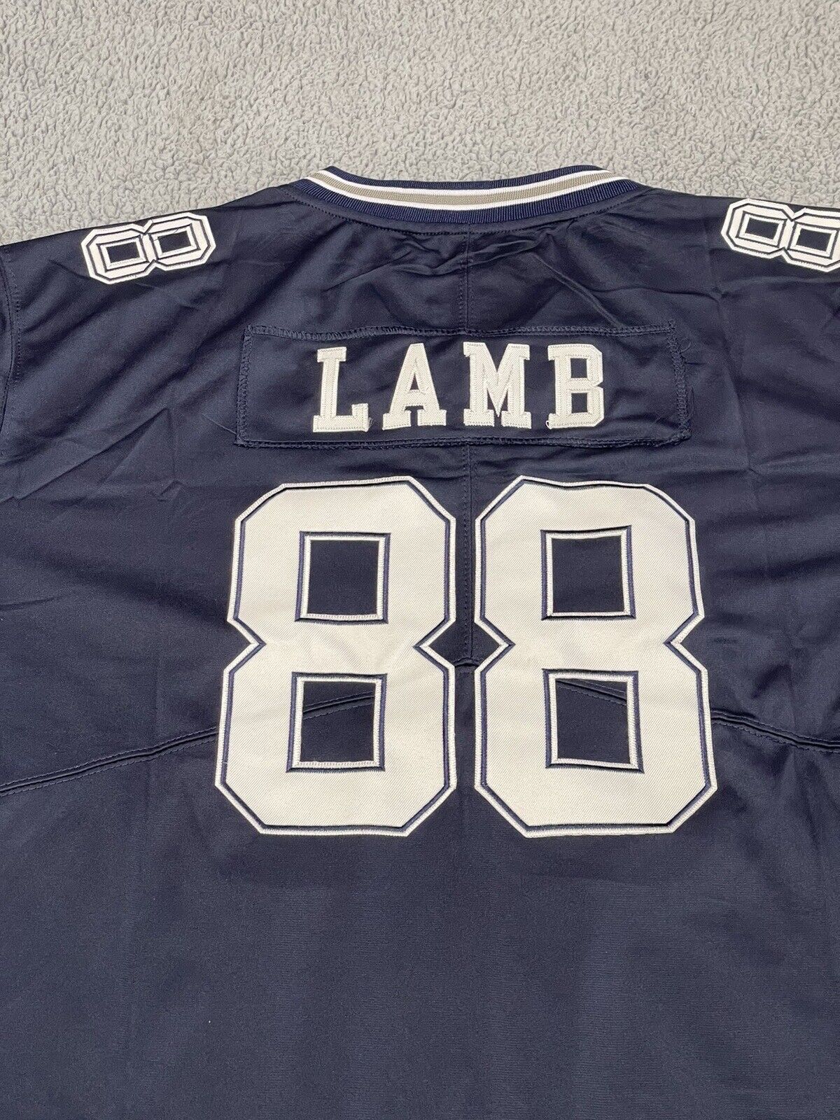 Dallas Cowboys CeeDee Lamb Jersey Blue 2XL XXL #88 Stitched NEW Football NFL Big