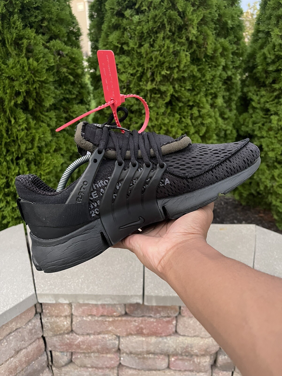 NIKE x オフホワイト エアプレスト 29cm | vrealitybolivia.com